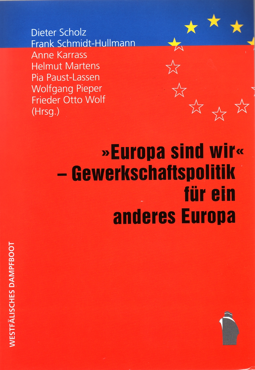 Europa sind wir - Einband