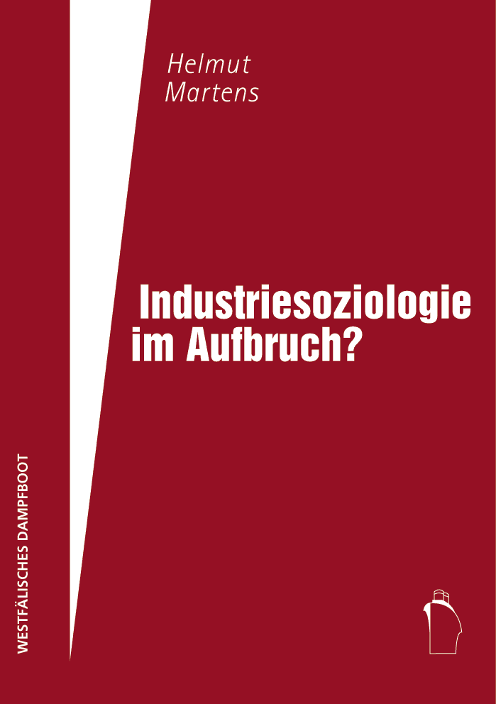 Industriesoziologie im Aufbruch? - Einband