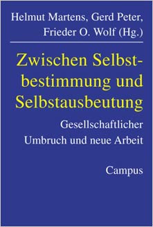 Zwischen Selbstbestimmung und Selbstausbeutung - Einband